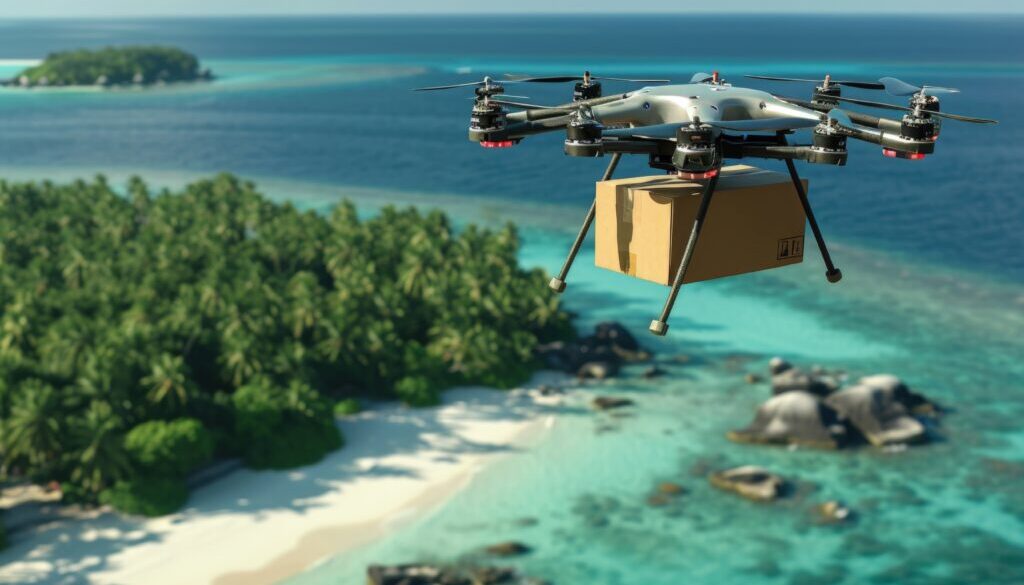 delivery-robot-futuristic-environment