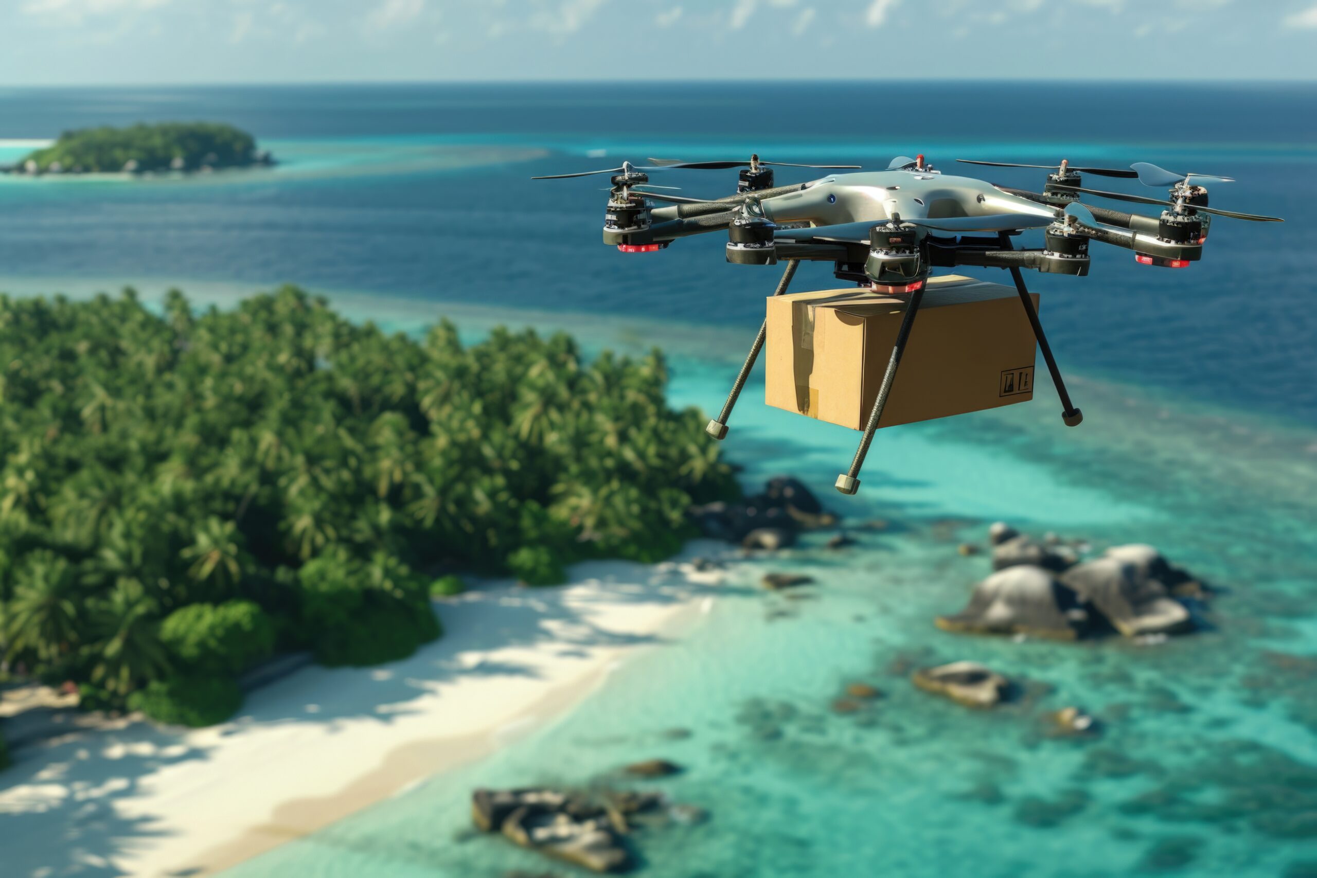 delivery-robot-futuristic-environment